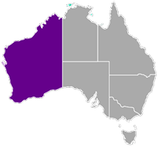 Western Australia map